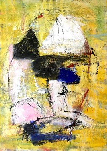 Print of Figurative Abstract Paintings by Christel Haag