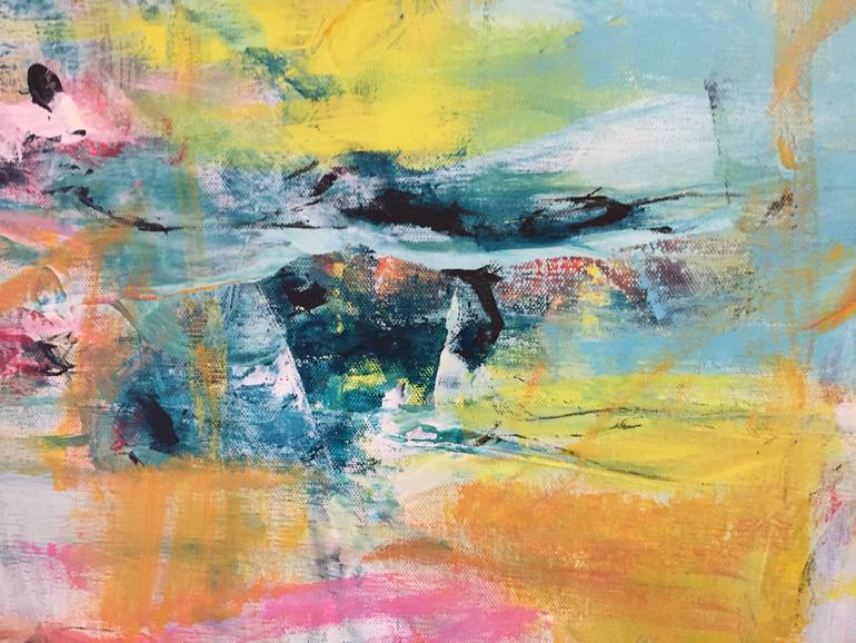 Original Conceptual Abstract Painting by Christel Haag
