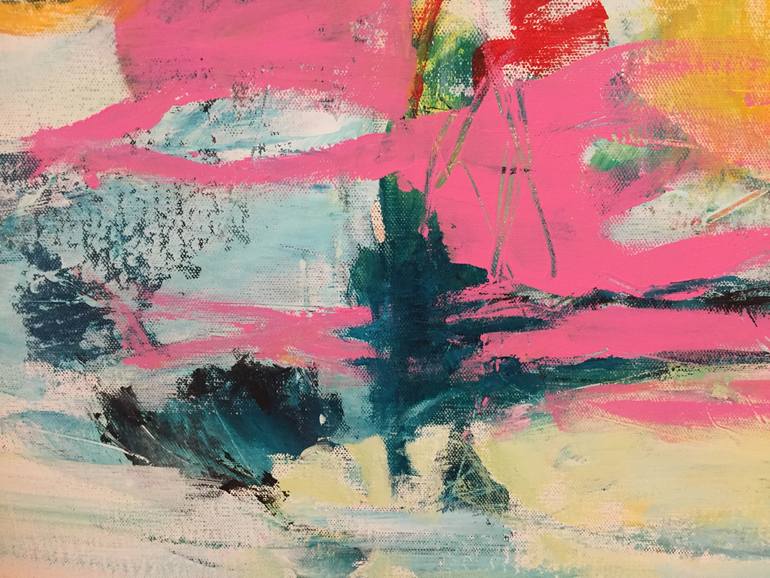 Original Conceptual Abstract Painting by Christel Haag
