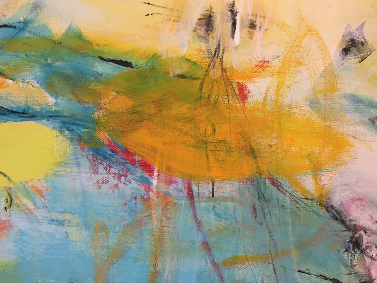 Original Conceptual Abstract Painting by Christel Haag