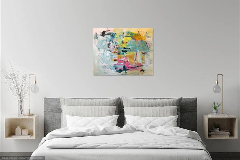 Original Conceptual Abstract Painting by Christel Haag