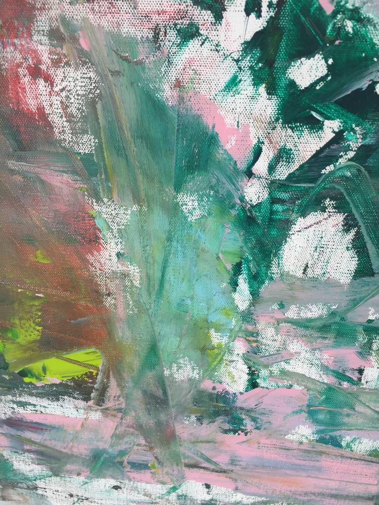 Original Abstract Expressionism Abstract Painting by Christel Haag