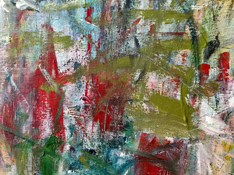 Original Abstract Expressionism Abstract Painting by Christel Haag