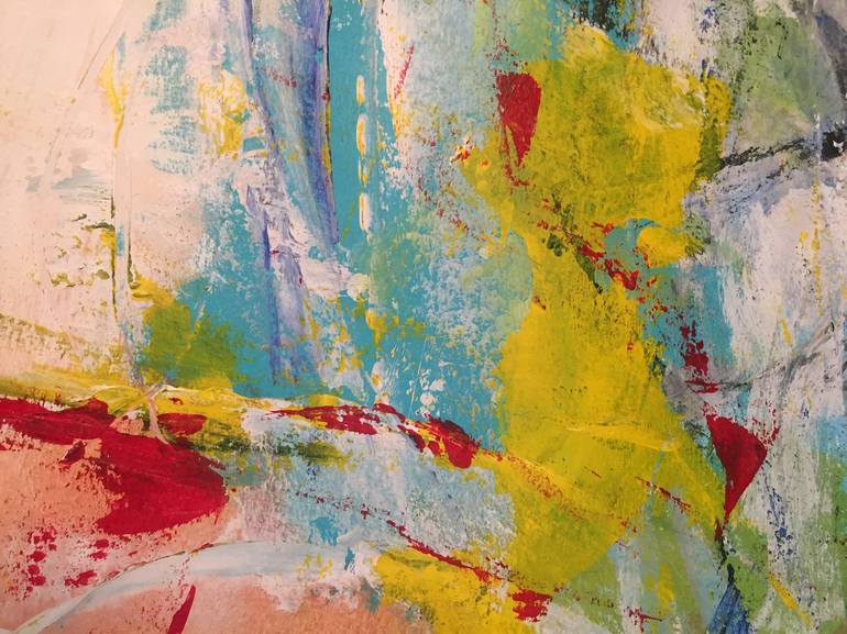 Original Abstract Expressionism Abstract Painting by Christel Haag