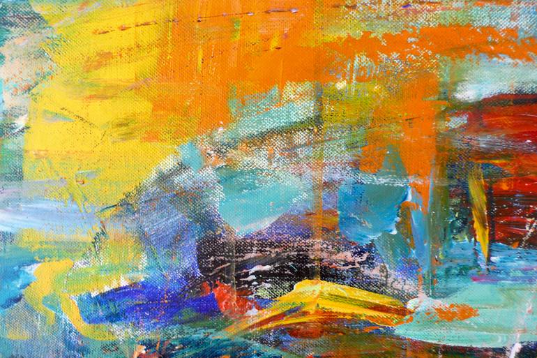 Original Modernism Abstract Painting by Christel Haag