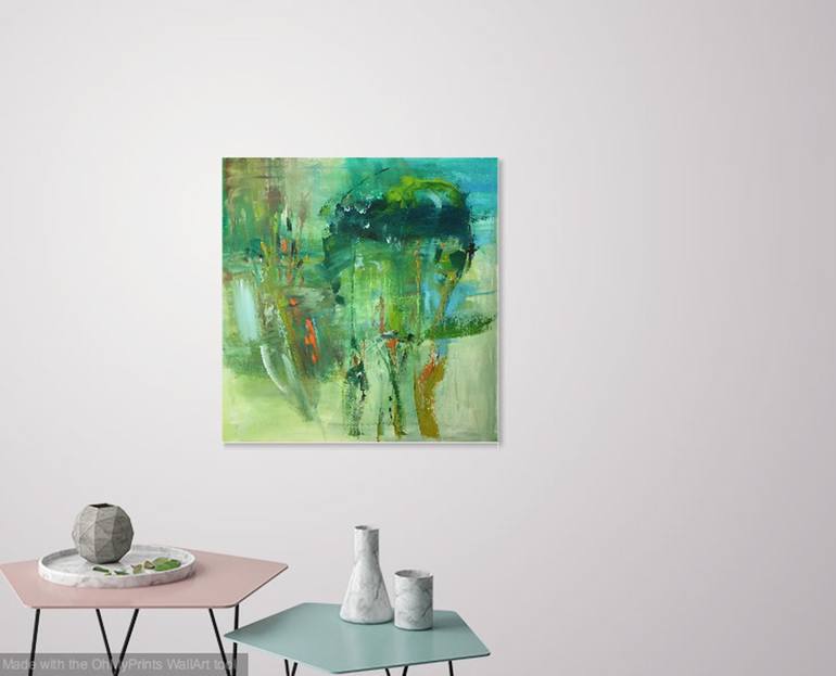 Original Fine Art Abstract Painting by Christel Haag