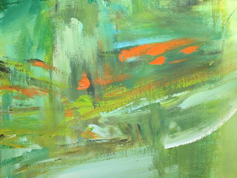 Original Fine Art Abstract Painting by Christel Haag