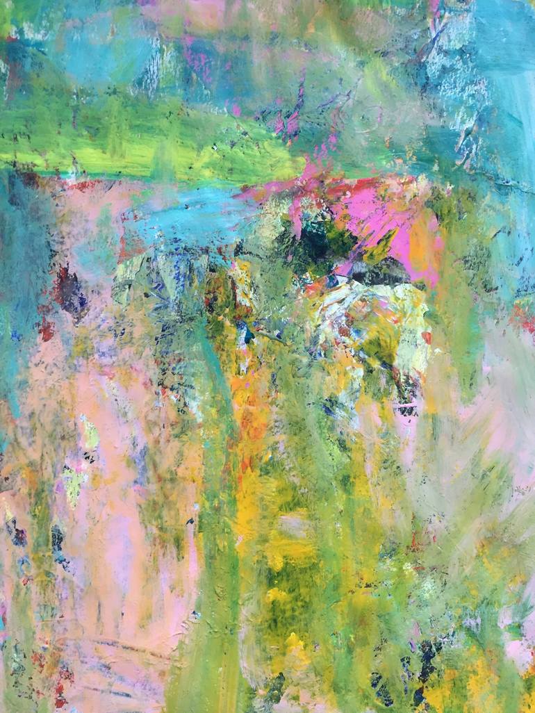 Original Fine Art Abstract Painting by Christel Haag