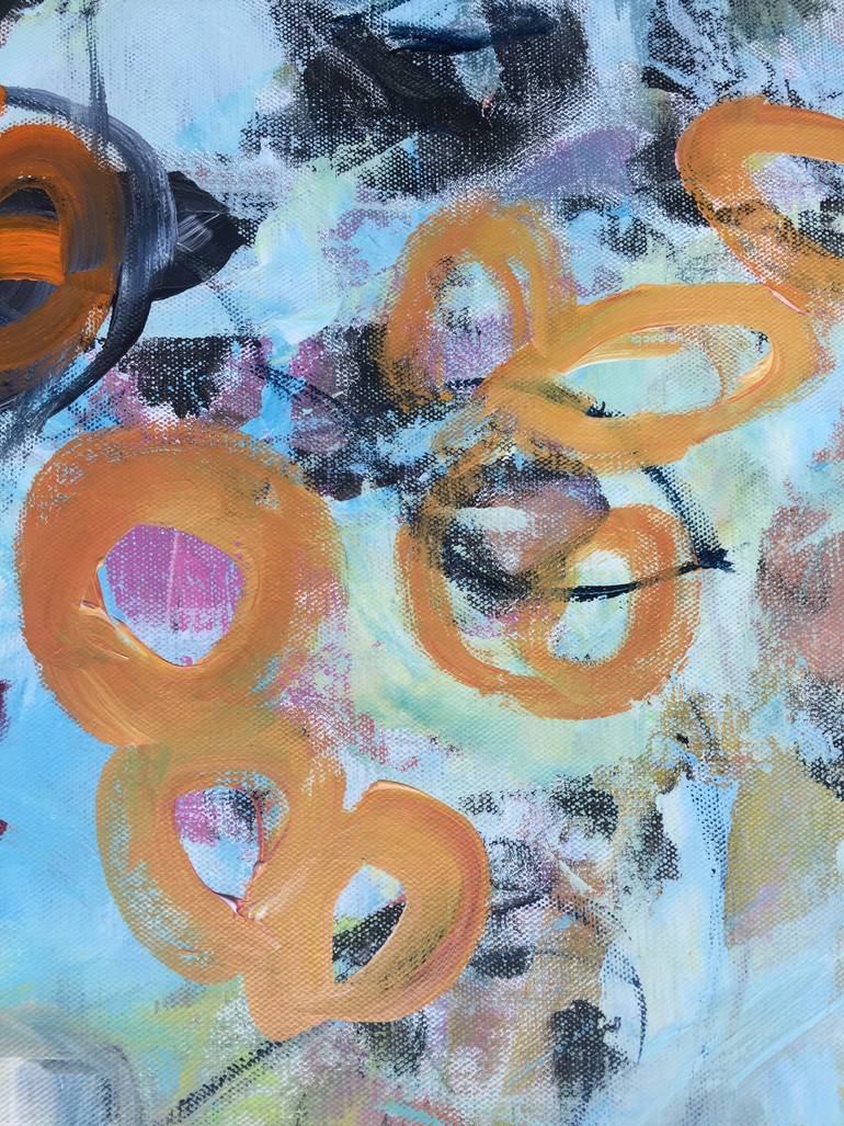 Original Modernism Abstract Painting by Christel Haag