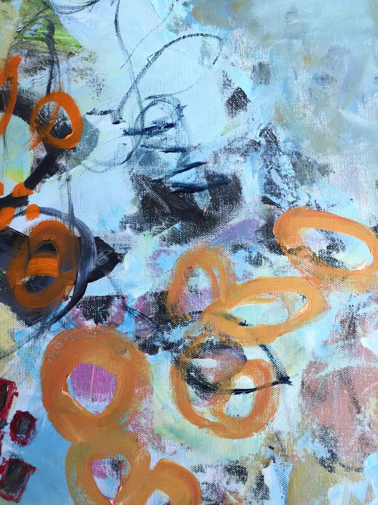 Original Modernism Abstract Painting by Christel Haag