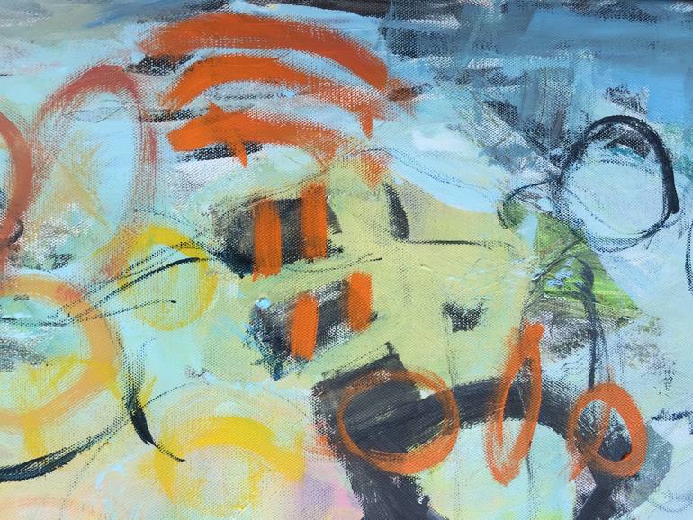Original Modernism Abstract Painting by Christel Haag