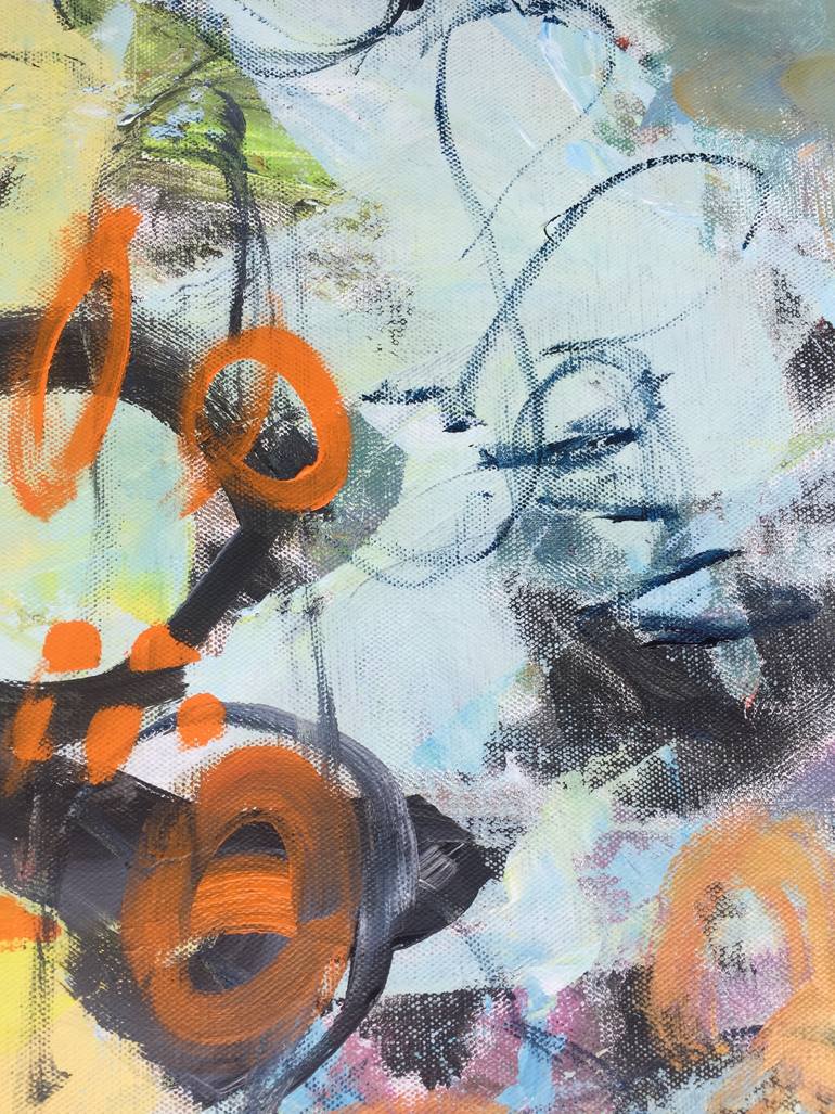 Original Modernism Abstract Painting by Christel Haag