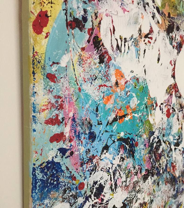 Original Fine Art Abstract Painting by Christel Haag