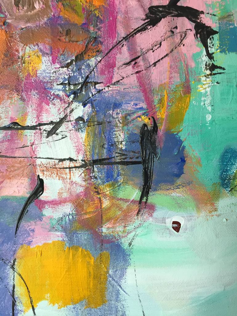 Original Abstract Painting by Christel Haag