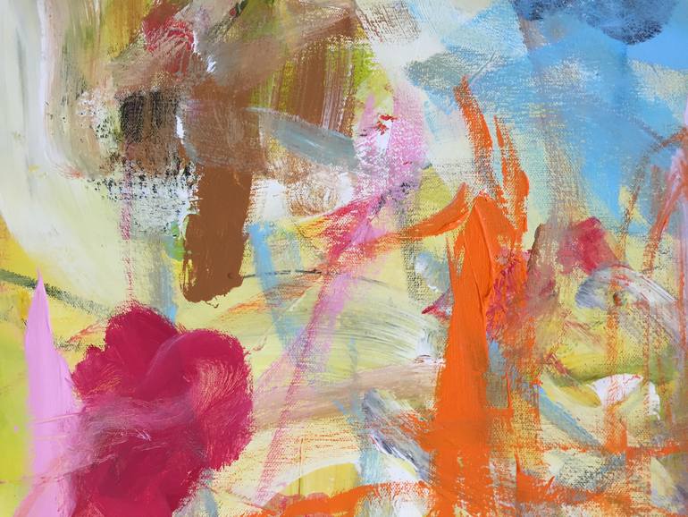Original Abstract Expressionism Abstract Painting by Christel Haag