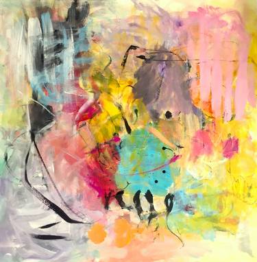 Print of Fine Art Abstract Paintings by Christel Haag