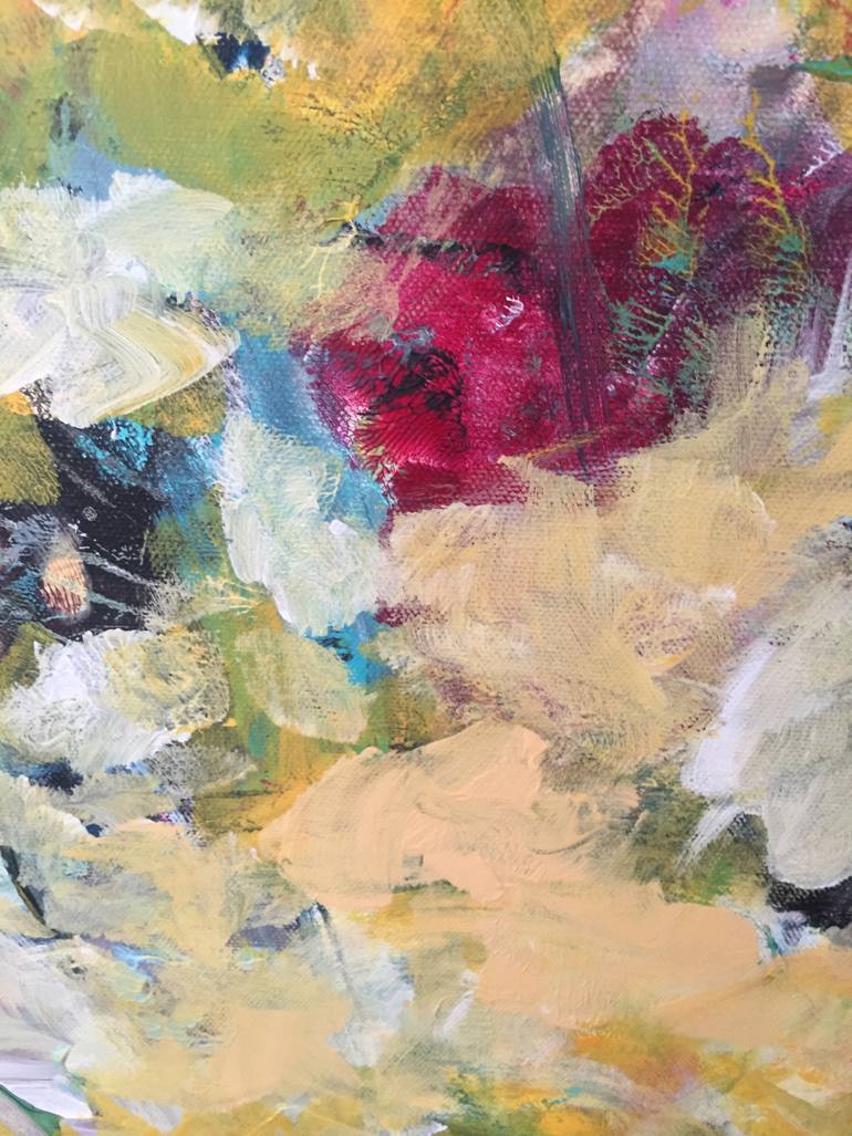 Original Impressionism Abstract Painting by Christel Haag