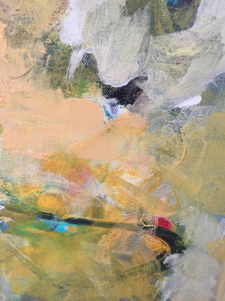 Original Impressionism Abstract Painting by Christel Haag
