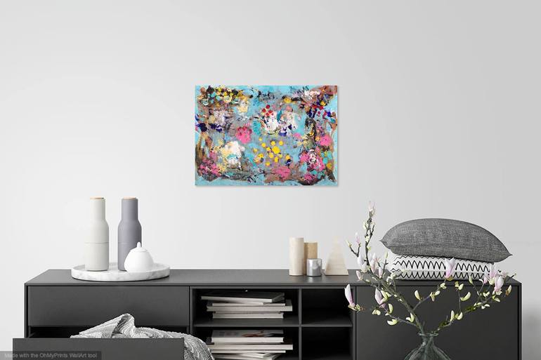 Original Modernism Abstract Painting by Christel Haag