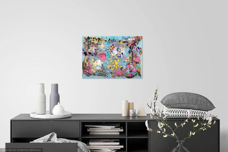 Original Abstract Painting by Christel Haag