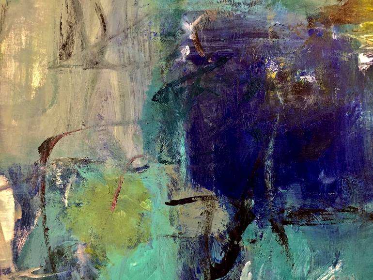 Original Modernism Abstract Painting by Christel Haag