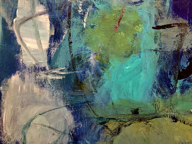 Original Modernism Abstract Painting by Christel Haag