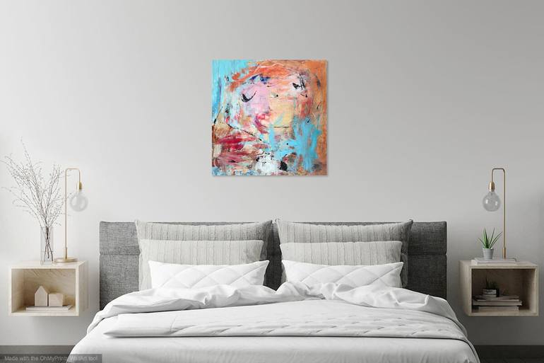 Original Fine Art Abstract Painting by Christel Haag