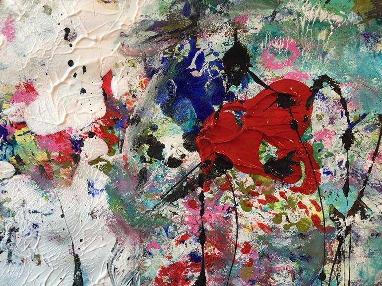Original Modernism Abstract Painting by Christel Haag