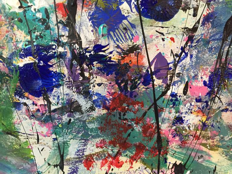Original Modernism Abstract Painting by Christel Haag
