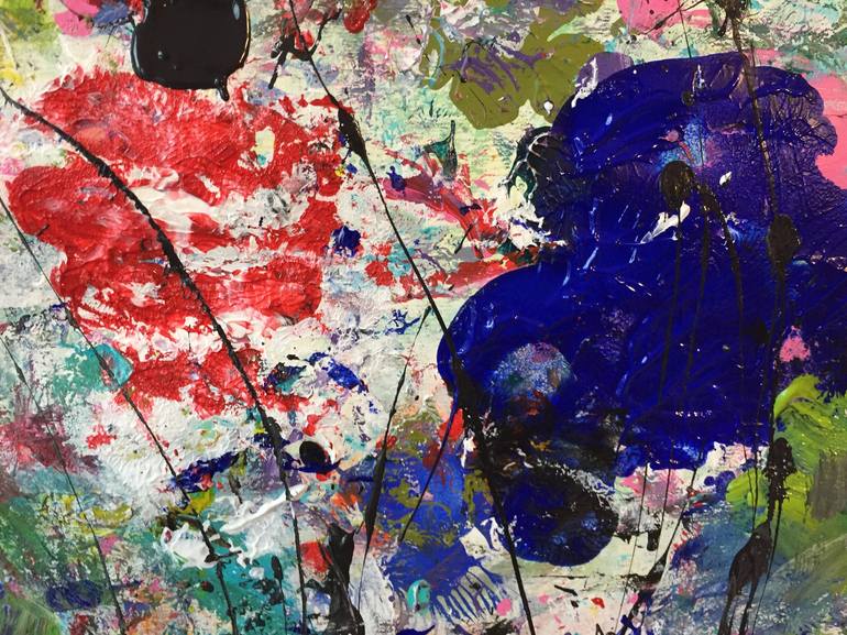 Original Modernism Abstract Painting by Christel Haag