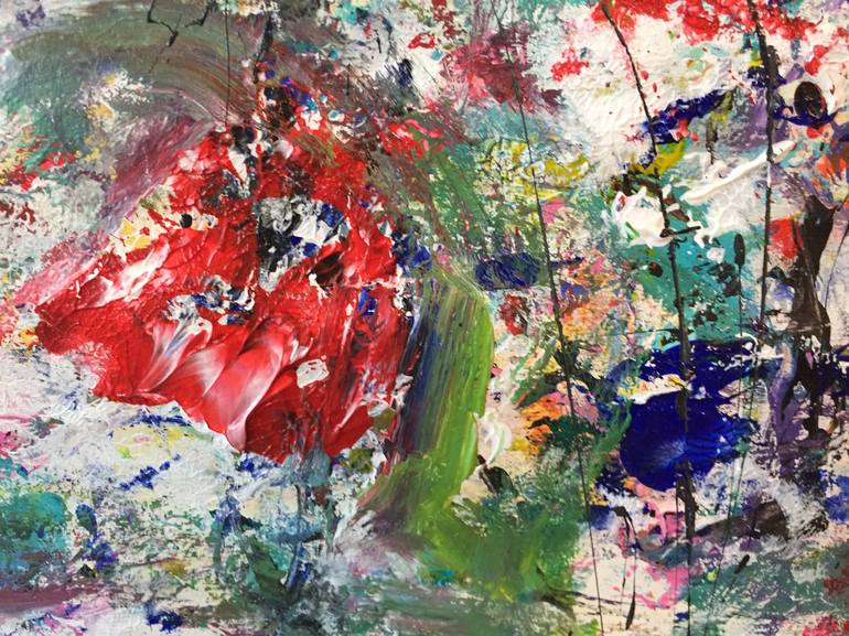 Original Modernism Abstract Painting by Christel Haag