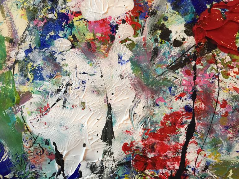Original Modernism Abstract Painting by Christel Haag
