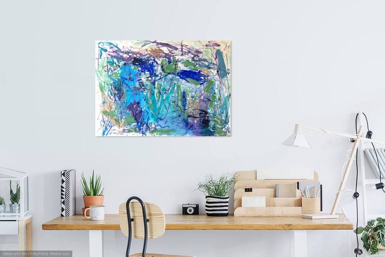 Original Abstract Painting by Christel Haag