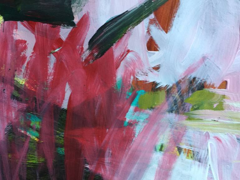 Original Abstract Expressionism Abstract Painting by Christel Haag