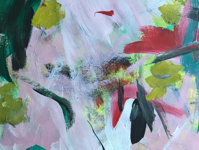 Original Abstract Expressionism Abstract Painting by Christel Haag