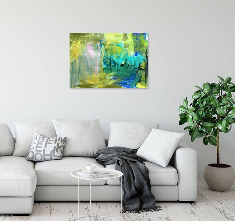 Original Fine Art Abstract Painting by Christel Haag