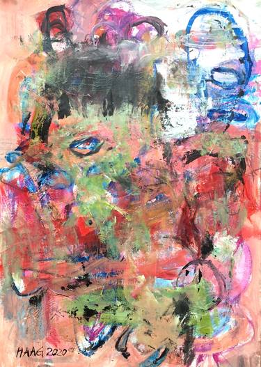 Original Abstract Paintings by Christel Haag