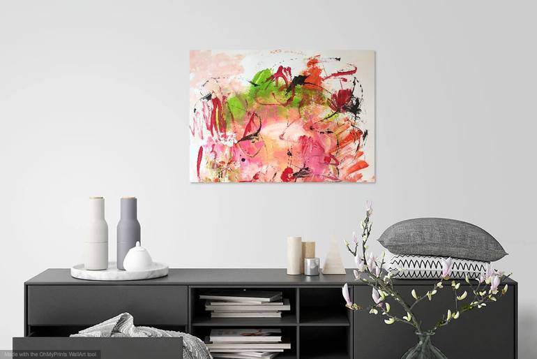 Original Modernism Abstract Painting by Christel Haag