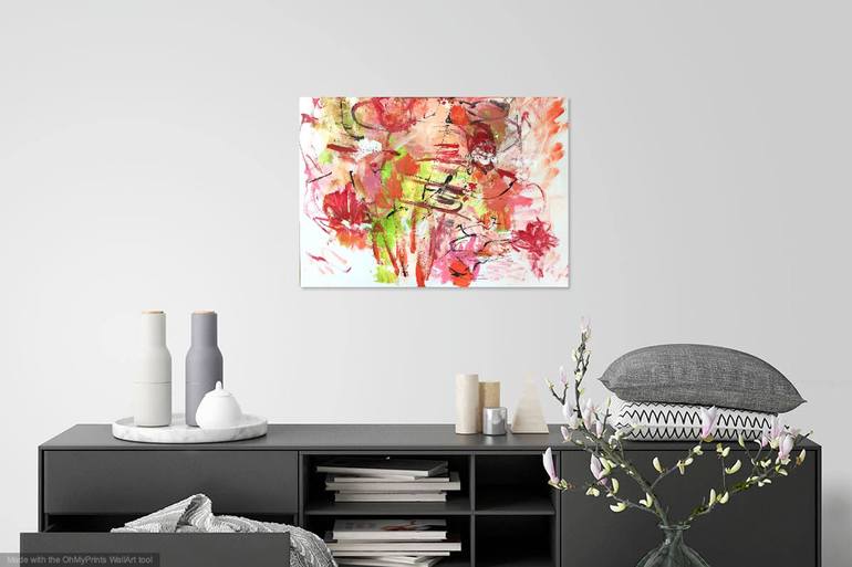 Original Fine Art Abstract Painting by Christel Haag