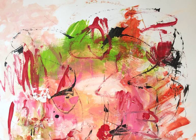 Original Modernism Abstract Painting by Christel Haag