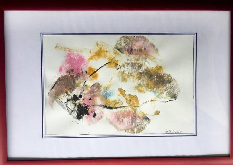 Original Fine Art Abstract Drawing by Christel Haag