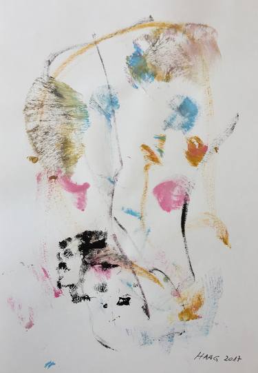 Original Abstract Drawings by Christel Haag