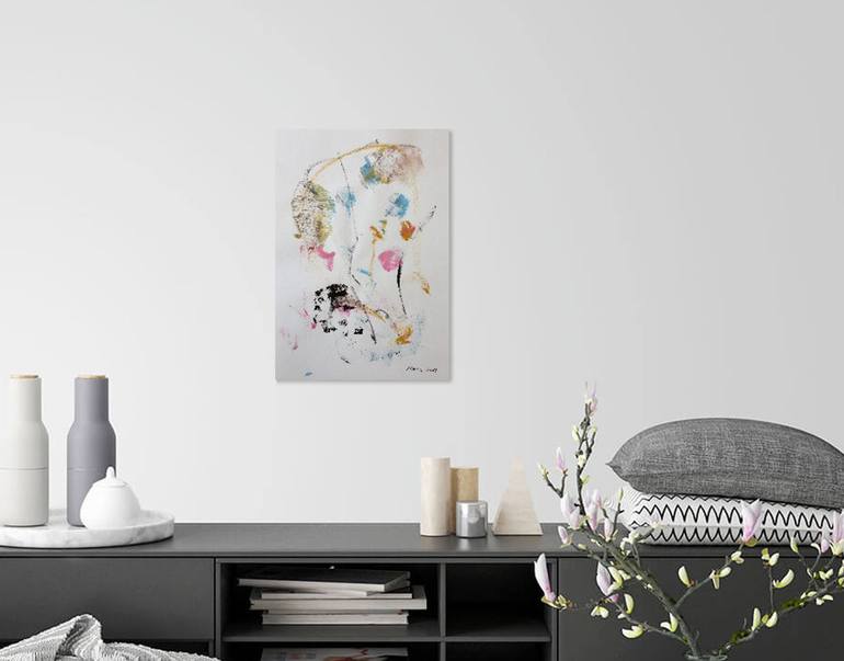 Original Fine Art Abstract Drawing by Christel Haag