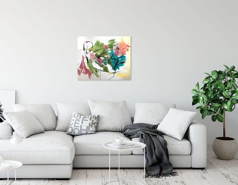 Original Fine Art Abstract Painting by Christel Haag