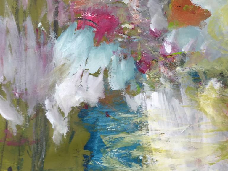 Original Modernism Abstract Painting by Christel Haag