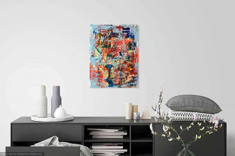 Original Fine Art Abstract Painting by Christel Haag