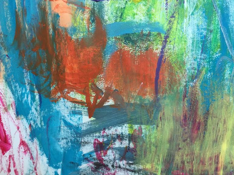 Original Abstract Painting by Christel Haag