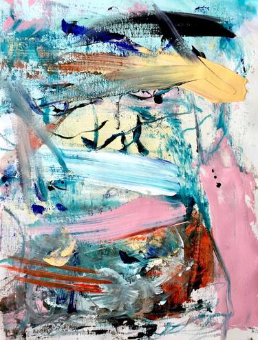 Original Fine Art Abstract Paintings by Christel Haag