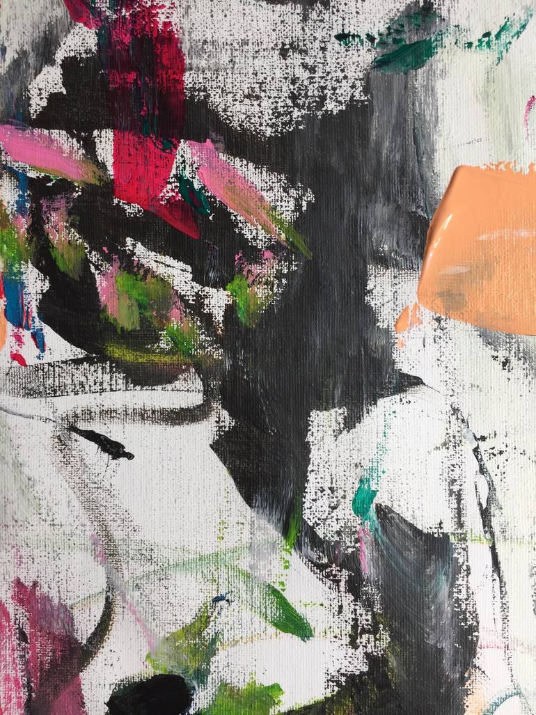 Original Abstract Expressionism Abstract Painting by Christel Haag