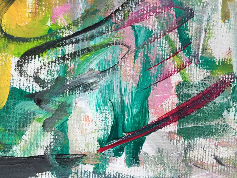 Original Abstract Expressionism Abstract Painting by Christel Haag